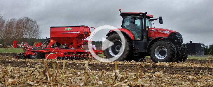 CaseIH Puma Horsch Pronto 2022 film Case IH Puma 210 z formiarką Struik, New Holland TD5020 + Monosem   siew marchewki na Kujawach (VIDEO)