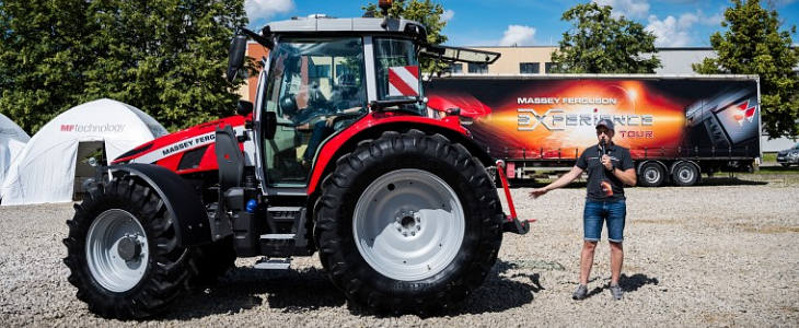 Massey Ferguson eXperience Tour 2022 Ulepszone modele Deutz Fahr serii 5D.