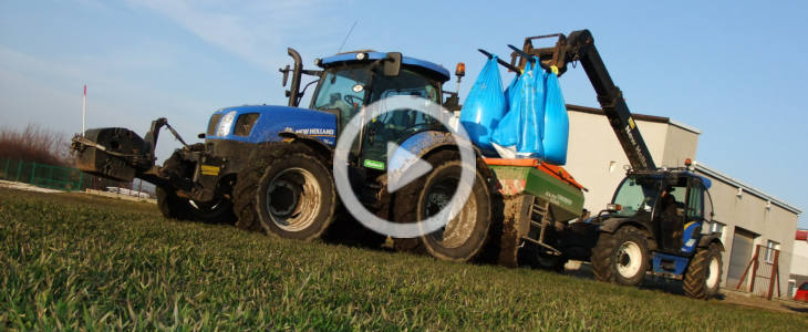 Amazone New Holland nawozy 2022 film Nowy inteligentny system ważenia ProfisPro w rozsiewaczach AMAZONE