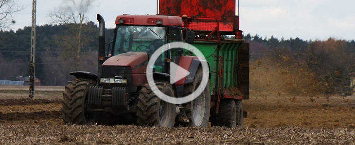 Case MX Unia Tytan obornik 2022 film Case IH MX 200 w zimowej orce   VIDEO