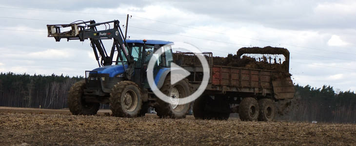 New Holland TM120 obornik 2022 film AKPIL TIGRE DRILL   agregat uprawowo siewny dla wymagających