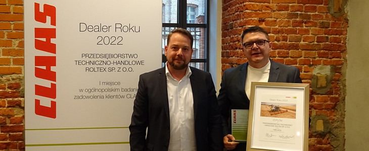 Claas Polska Dealer Roku 2022 Rolex DEALER ROKU CLAAS 2021   nagrody przyznane