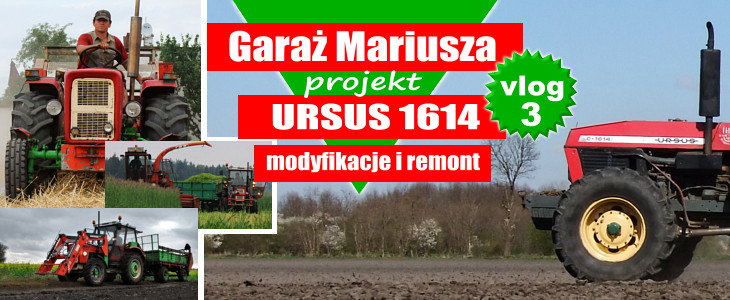 Garaz Mariusza Ursus 1614 vlog 3 Garaż Mariusza: URSUS 1614, własny patent na zmianę obrotów i bieg jałowy wałka WOM   vlog 1