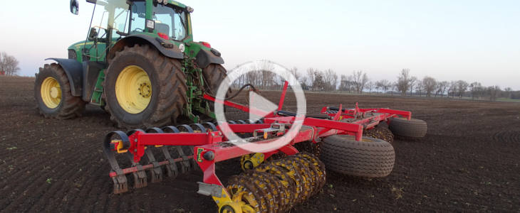 John Deere 7530 Vaderstad Rexiusr 2022 film Väderstad Rexius   skuteczne narzędzie do zwalczania szkodników