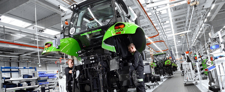 Deutz Fahr fabryka 2022 Dalsze spadki na rynku sprzedaży nowych ciągników