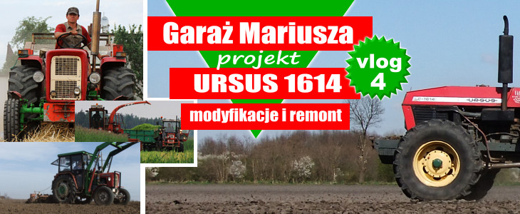 Garaz Mariusza Ursus 1614 vlog 4 Garaż Mariusza: URSUS 1614, własny patent na zmianę obrotów i bieg jałowy wałka WOM   vlog 1