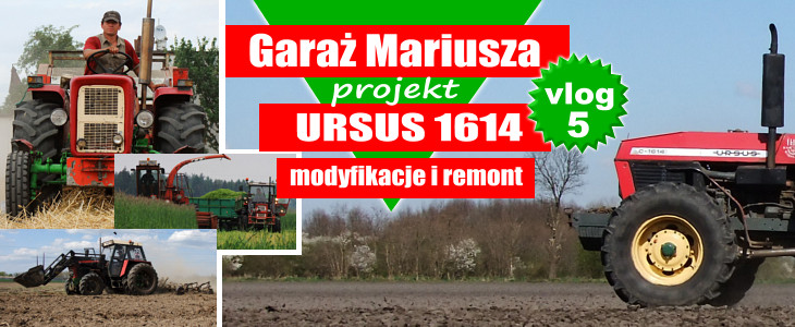 Garaz Mariusza Ursus 1614 vlog 5 Garaż Mariusza: URSUS 1614, własny patent na zmianę obrotów i bieg jałowy wałka WOM   vlog 1