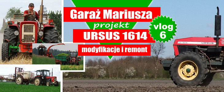 Garaz Mariusza Ursus 1614 vlog 6 DRAMIŃSKI GMM mini   nowy wilgotnościomierz do ziarna