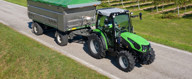 Deutz Fahr 5105DF TTV StageV Nowa gama ciągników sadowniczych DEUTZ FAHR