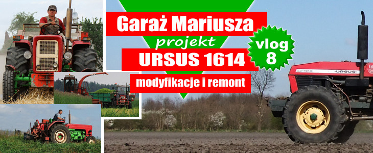 Garaz Mariusza Ursus 1614 vlog 8 URSUS 1614 – Polska moc ciągle w akcji – włókowanie w GR Dziarnowo – FOTO