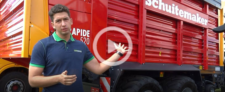 Schuitemaker specjalisci Agrihandler 2022 film CLAAS CARGOS   demontaż zespołu załadowczego w 15 minut   VIDEO