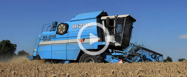Bizon BS Z110 zniwa 2022 film Czy Bizon powróci? Chiński przemysł rolniczy zainteresowany reaktywacją kombajnu Bizon (PRIMA APRILIS)