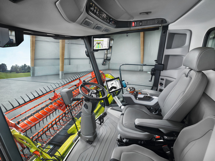 Claas Lexion 2023 kabina CLAAS LEXION z nową kabiną, większą mocą i nowymi funkcjami automatyki CEMOS   edycja 2023