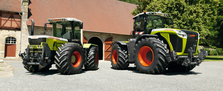Claas Xerion 25 lat CLAAS XERION 5000 Trac VC na torze wyścigowym Nürburgring