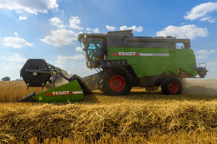 Fendt Corus 500 2 Premiera kombajnów Fendt Corus 500 na targach Agrotech 2023