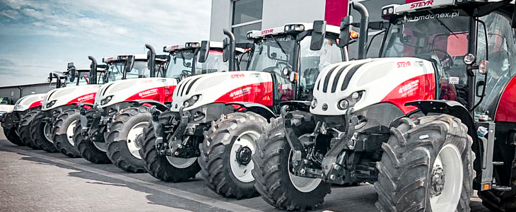 Steyr BM Danex Ciągniki STEYR dostępne w ofercie firmy AGRIHANDLER