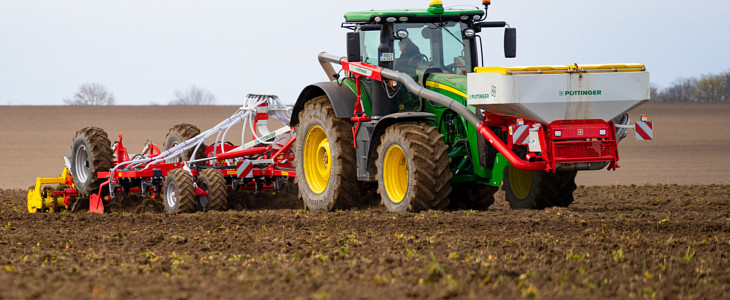 Pottinger Amico F Pöttinger TERRADISC T z systemem wysiewu dla AMICO F   użyźnianie gleby podczas jednego przejazdu