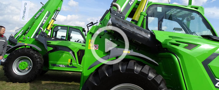 Agro Show Merlo 2022 film Podnośnik teleskopowy Merlo 40.7 Hybrid ze złotym medalem na Agritechnica 2013