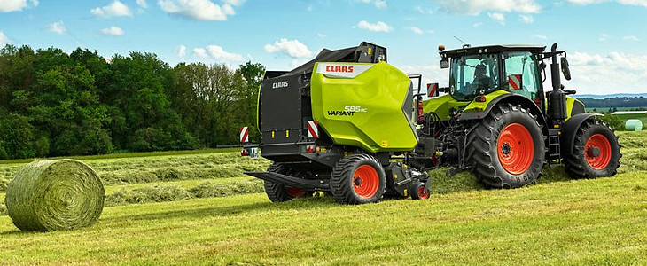 Claas Variant 500 Prasa Claas ROLLANT 540 RC w nowym wydaniu