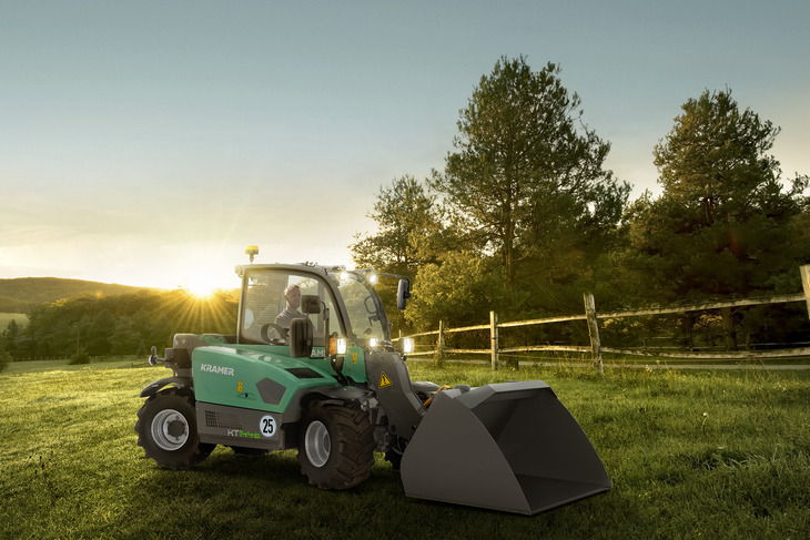 Kramer KT144e electric telehandler 2023 Kramer prezentuje nowości produktowe na jesiennych targach rolniczych