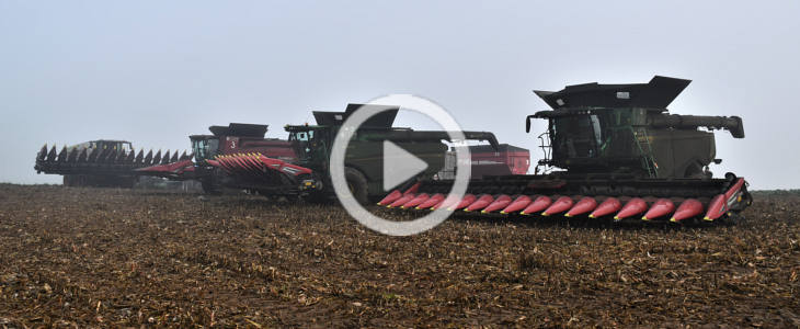 CGFP John Deere Claas Case New Holland kukurydza 2022 film 225 ton/godz.! John Deere X9 1100, S790i, T670i czyli wielkie żniwa 2023 w CGFP Wojnowo