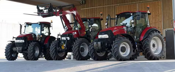 Case IH Farmall A C Siew łubinu   Case Puma 160 z siewnikiem Pneusej MV600