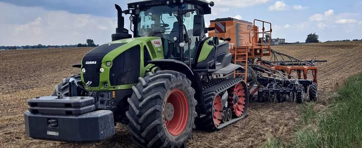 Claas Axion siew bezposredni CLAAS XERION TS 5000 – ciągnik do zadań specjalnych