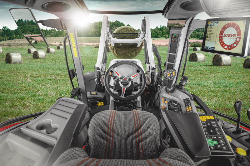 STEYR EXPERT CVT INSIDE CAB Ciągniki STEYR EXPERT CVT 2023   zwiększona wydajność i łatwość obsługi