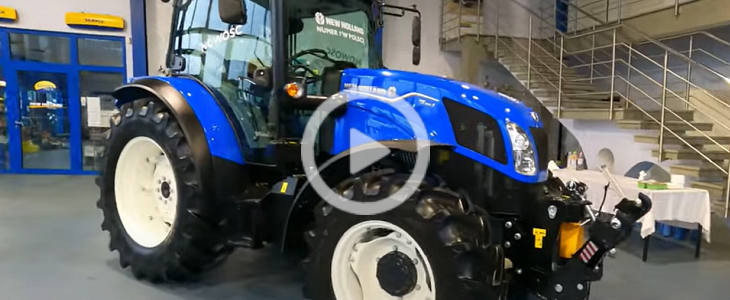 New holland T5S 2022 film New Holland T7.315 złotym medalistą Targów POLAGRA PREMIERY 2016