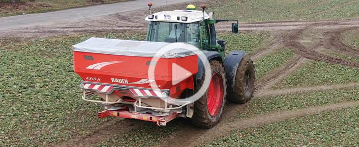 Fendt 920 Rauch Axis nawozy 2023 film Fendt 312 Vario + Monosem   siew buraków w GR Mojzesowicz