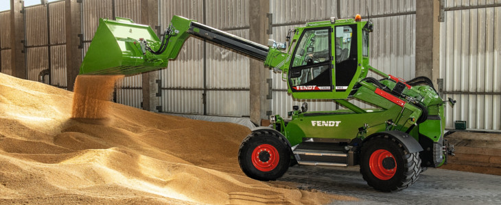 Fendt Cargo T740 Rozsiewacz  RCW firmy UNIA wyróżniony na targach Agrotech 2023