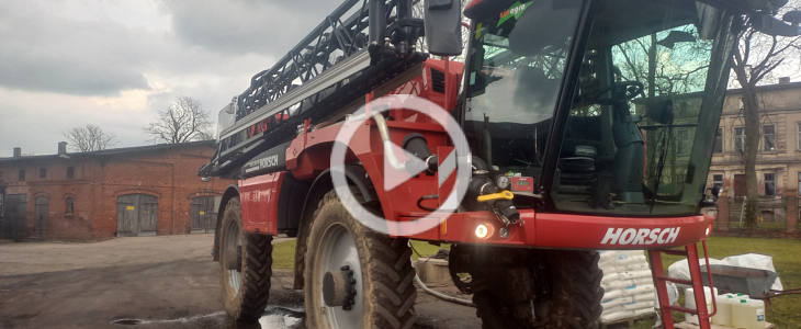 Horsch Leeb Mojzesowicz wjazd w pole 2023 film Fendt 933 Vario + HORSCH Leeb 12TD – 12 000 litrów w oprysku ziemniaków