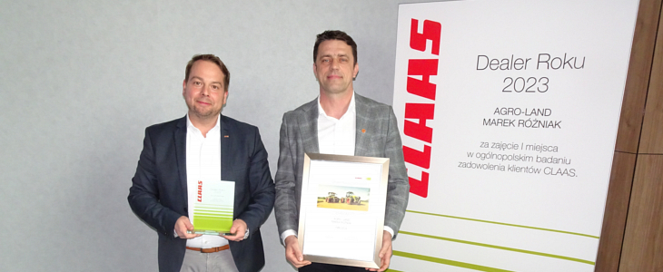 Claas Dealer 2023 Szkolenia dla uczniów Z.S.Ż.Ś. w firmie AGRO LAND Marek Różniak (FOTO)