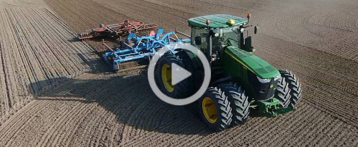 John Deere 7R Farmet uprawa Mojzesowicz 2023 film Siew buraków 2021   w polu Fendt 312 + Monosem i John Deere 7230R + Farmet   VIDEO