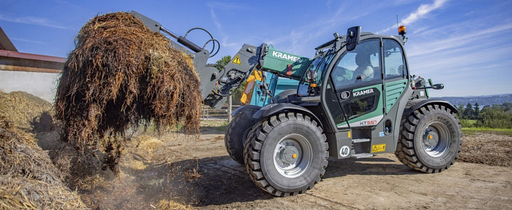 Kramer ladowarki 2023 Ładowarka teleskopowa MANITOU MVT 730   medalistka Polagry Premiery 2016