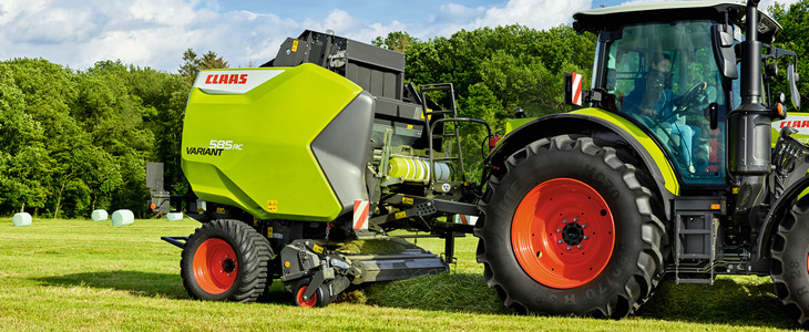 Claas prasa VARIANT 560RC Zielone Agro Show 2023: ROLTEX prezentuje maszyny CLAAS