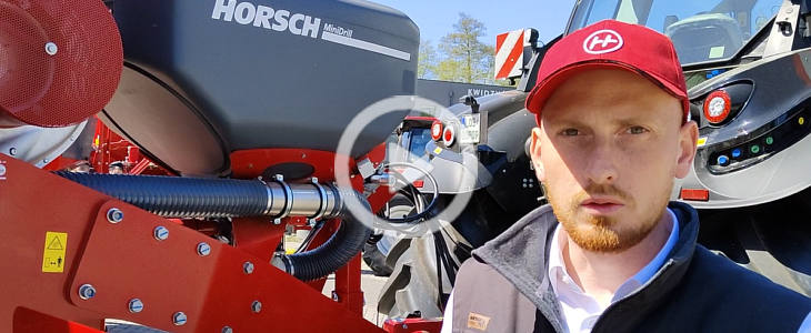 Horsch seminarium siewu 2023 film John Deere 8400R i 6155M + Horsch Tiger i Pronto   bezorkowy siew pszenicy