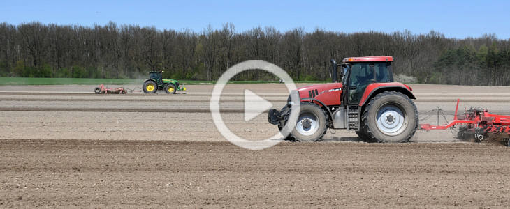 Case CVX John Deere 7930 GR Markowo 2023 film Ratowanie marchewki z błota w GR Lipie   grudzień 2023