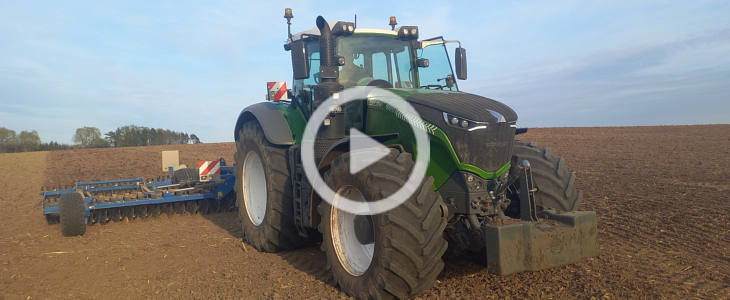 Fendt 1050 Vario Kockerling uprawa 2023 film Kombinacja wałów tnących AMAZONE TopCut 12000 2T do płytkiej uprawy gleby