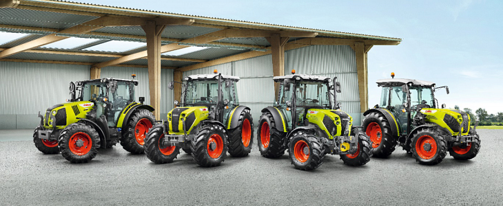 Claas ELIOS 200 ELIOS 300 AXOS 200 Opcje przydatne w ciągnikach pracujących w uprawach specjalistycznych