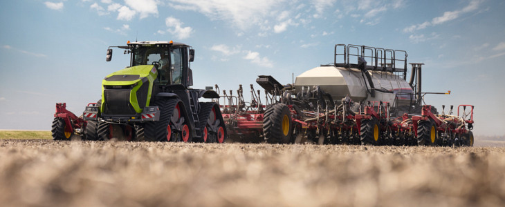 Claas Xerion 12 7 CLAAS XERION 12.590 i 12.650, TERRA TRAC i TRAC   Większe osiągi pod każdym względem