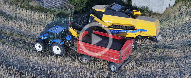 New Holland TC5.90 New Holland T5 85 zniwa 2023 film BOBMAN   nowe maszyny w ofercie firmy Agro Partner