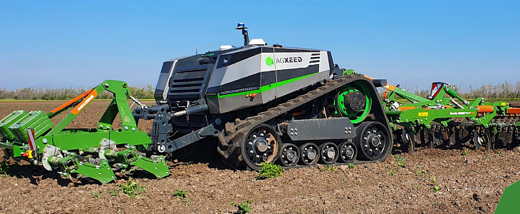 Agbot 5.115 T2 Gwiazda Agro Show 2023! Autonomiczny ciągnik AGXEED AgBot na stoisku AGRIHANDLER