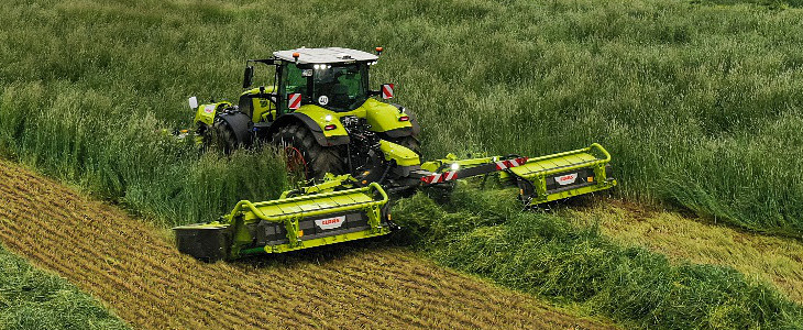 CLAAS DISCO 9700 RC AUTO SWATHER Czysta zielonka to tłuste mleko