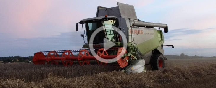 Claas Lexion 540C 2023 film Żniwa 2019 z kombajnami CLAAS w obiektywie Szymona Śpiewaka