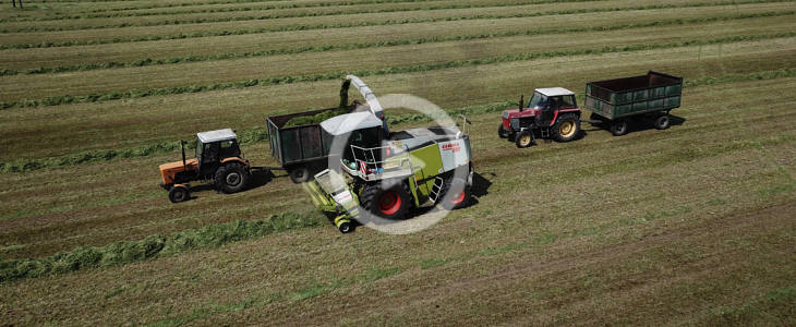 KomRol Ursus Claas Jaguar Pottinger lucerna 2023 film Lucerna w Kom Rol Kobylniki – Fendt 936 + Pottinger Jumbo, Ursus 1222 + Pottinger Top, Claas Jaguar 880 (FOTO)