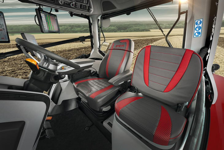 STEYR 6280 Absolut  CVT kabina STEYR wprowadza na rynek serię nowych ciągników ABSOLUT CVT