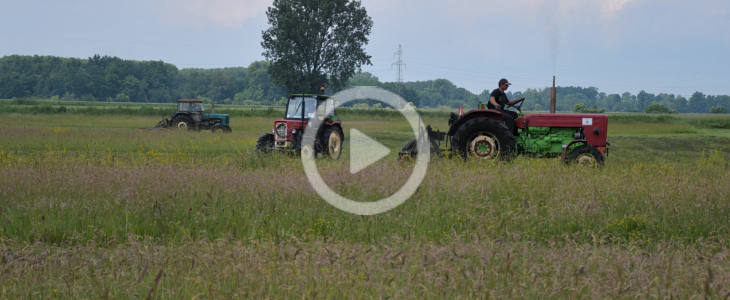 Ursus C4011 C360 3P sianokosy u Mariusza 2023 film Kujawsko Pałuckie Wyścigi Traktorów Wielowieś 2022 – fotorelacja