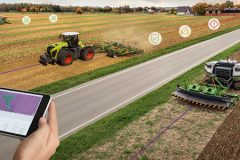 CLAAS AgXeed Amazone 240x160 Autonomiczny ciągnik AGXEED AgBot na polskich polach