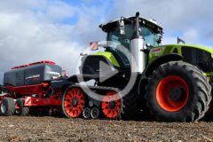 Claas Axion 960 TT Horsch Focus 6TD uprawa pasowa 2023 film 240x160 Warsztaty Polowe 2017 w firmie Czajkowski Maszyny ? VIDEO